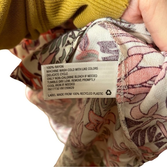 Knox Rose Floral Print Kimono Open Jacket - M/L - Picture 5 of 5